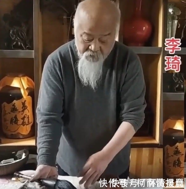 笔墨$李琦书法卖1000元，笔法干净利落，笔墨之间有几分江湖味