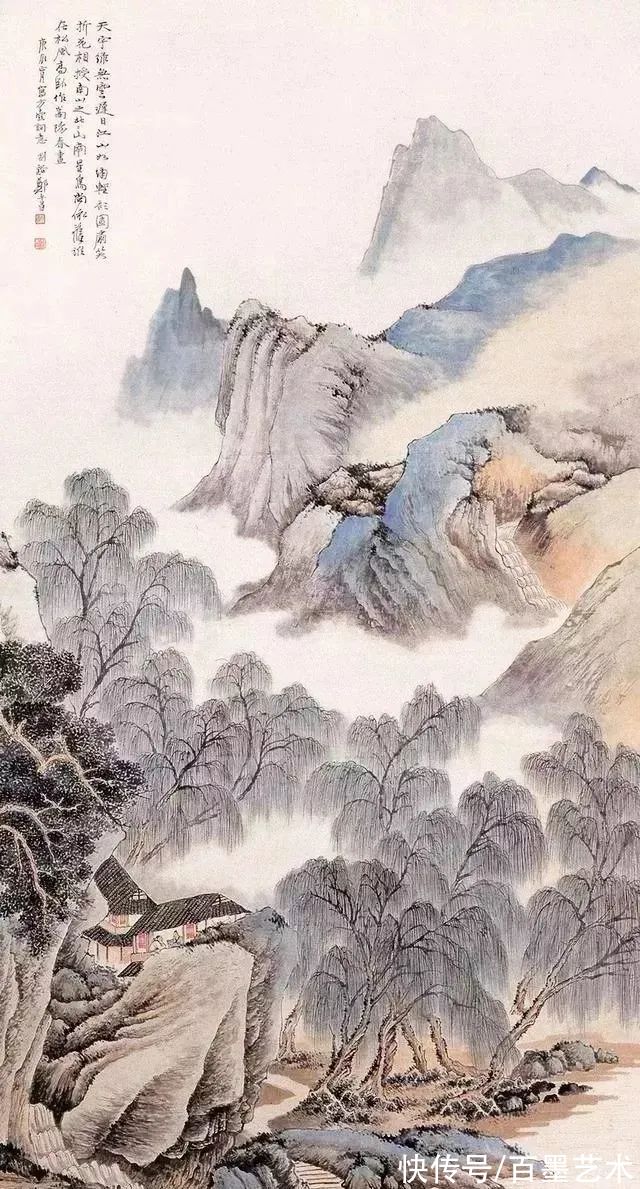 山水|这位民国的山水画大家，其山水画极为罕见，太美了