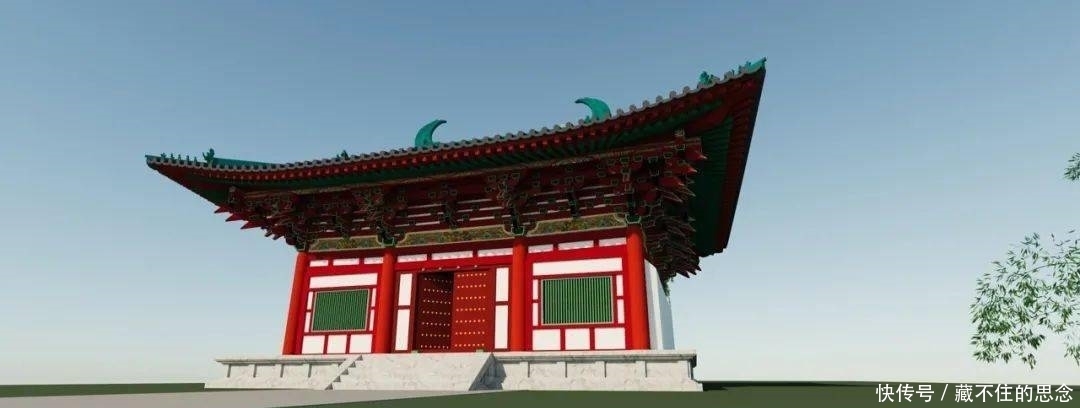  SU|营造视野：五代遗珍—仿镇国寺万佛殿和大云院弥陀殿SU模型赏析