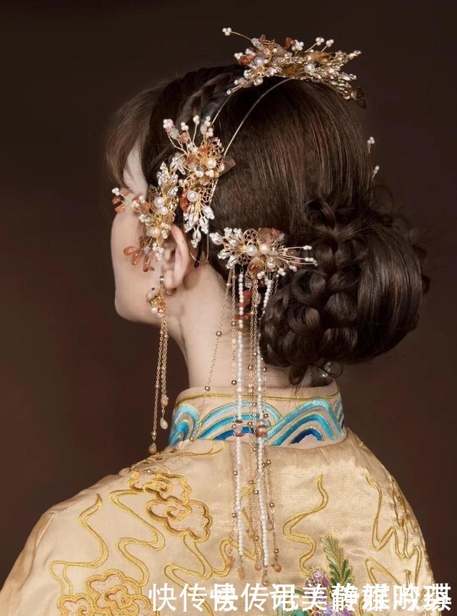 皮筋|惊艳!中式新娘发型这样做,魅力值满分