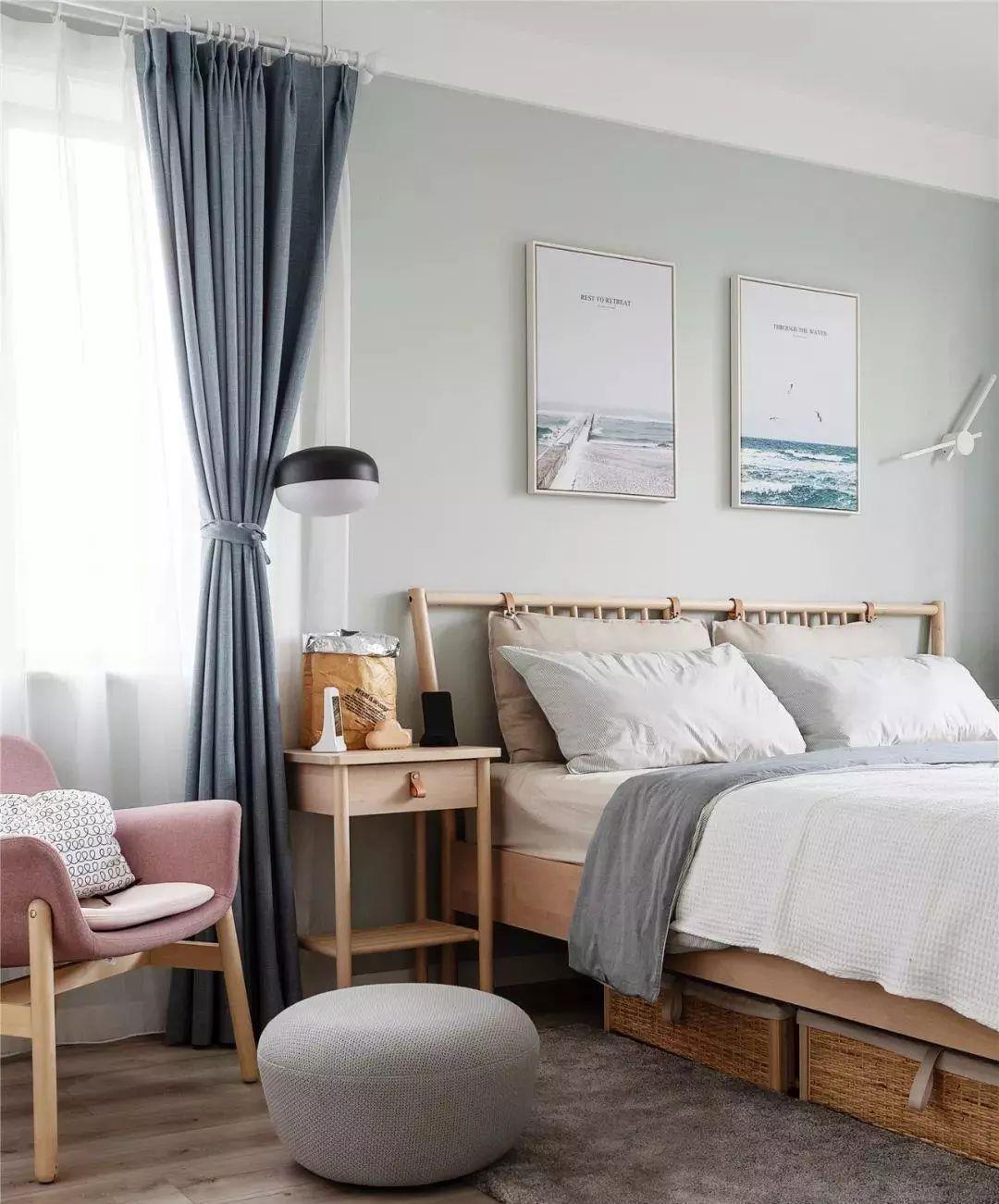 浅灰色|她的70平现代简约小家,客厅加张床,二室变三居,时尚又舒适!