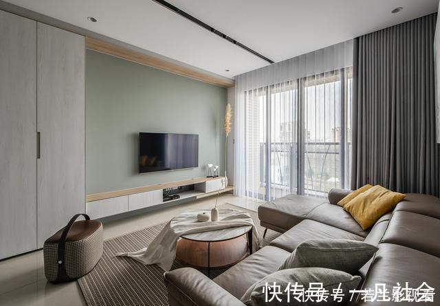 石纹|展开怀抱迎接无拘的晚年人生,89平米清新双人寓所,自由和谐