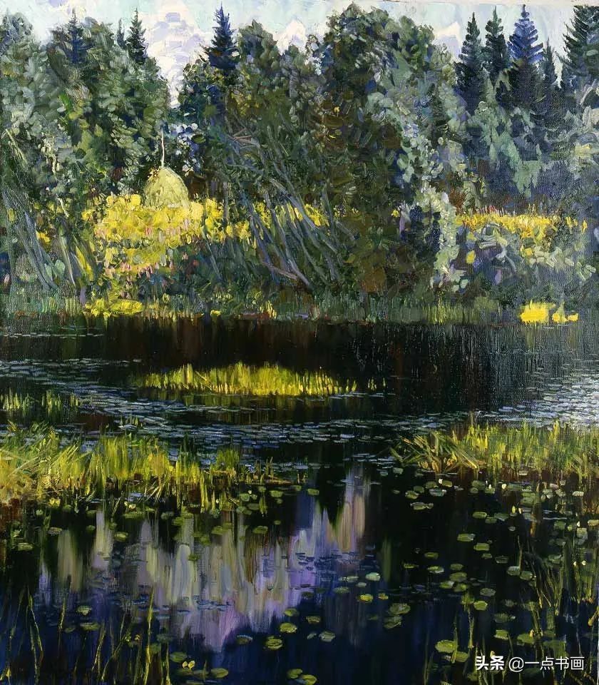 美术学院#阿巴库莫夫：被誉为俄罗斯的金笔，其画笔下都是净化的世界