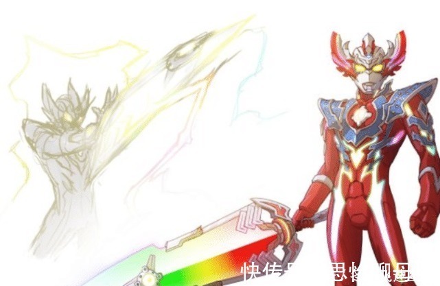 泰迦|奥特曼当泰迦三重剑可以变化形态,风马忍刀无比帅气,七彩巨剑瞩目!