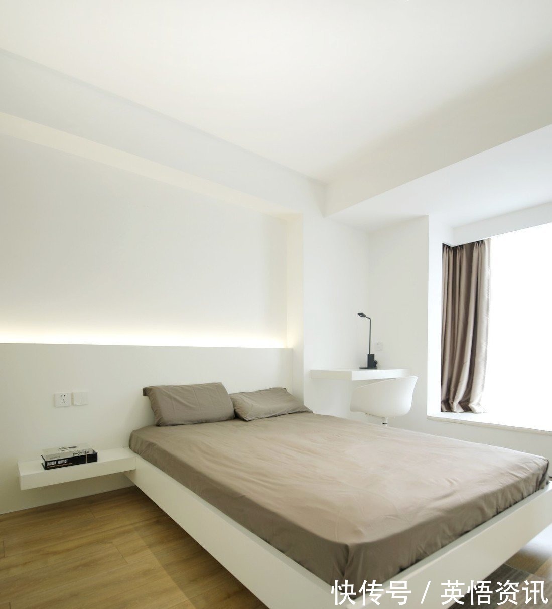 小窝|看了她的46㎡小窝,头一回见卧室装两个门,美观又实用,很聪明