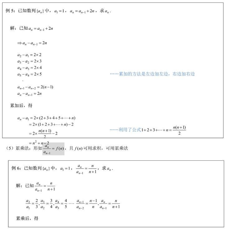 各题型通用答题模板+必背公式