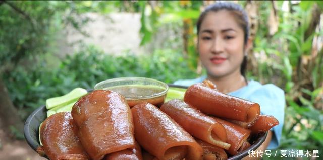 不到|这才是猪皮最美味的吃法,肥而不腻的猪皮卷,饭店都吃不到!