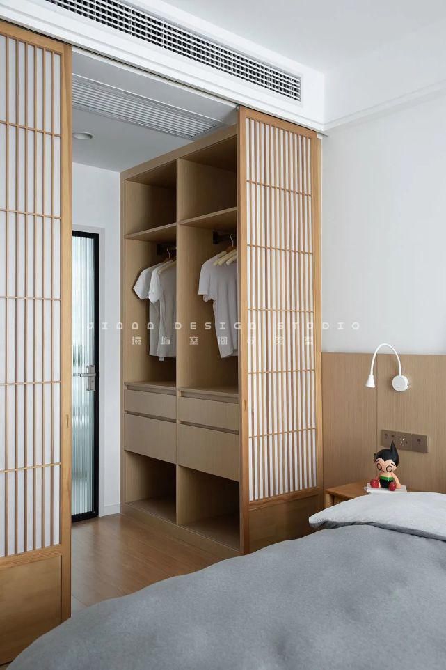 衣帽间|巧用玄关,引入西厨岛台,打造LDK式客餐厨的日式氛围家