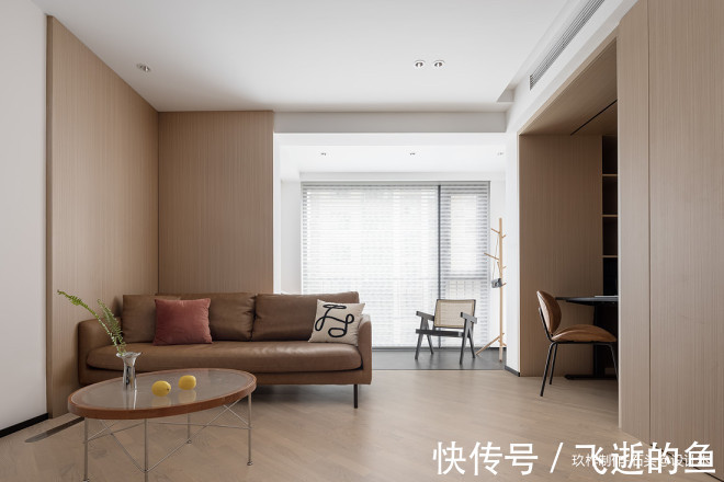简约|100平简约三居，客厅动线新体验！