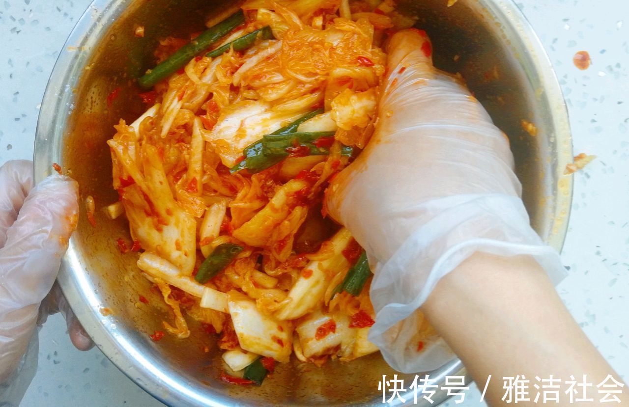 辣辣|自制泡菜,辣辣的很开胃,口感清脆