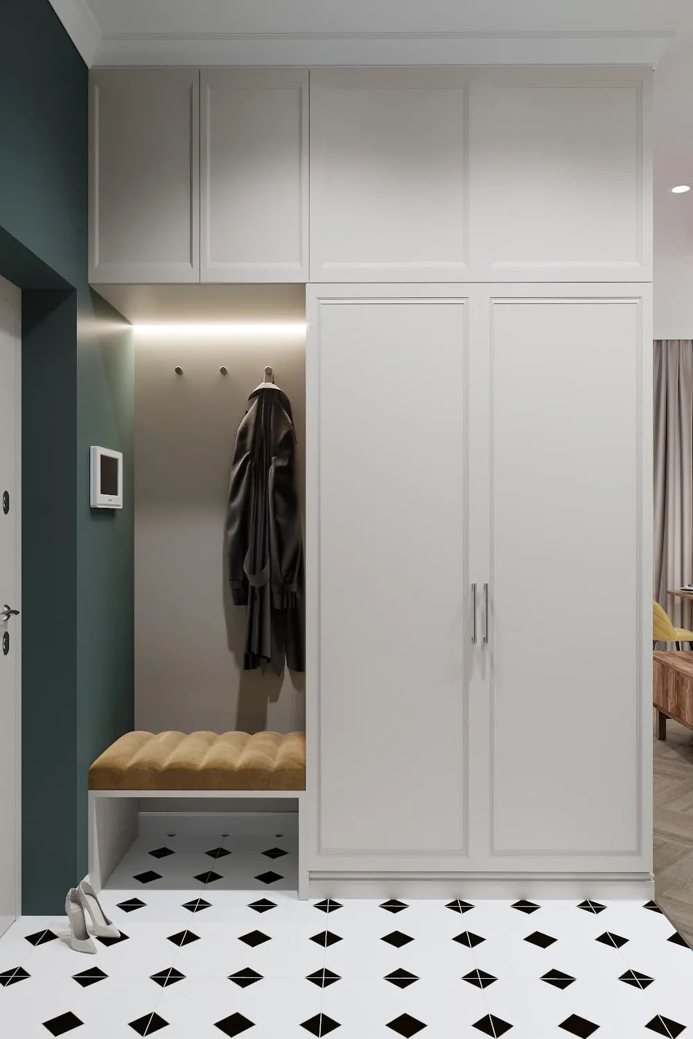 家装|80款入户鞋柜设计方案,人家这样装,太亮眼了