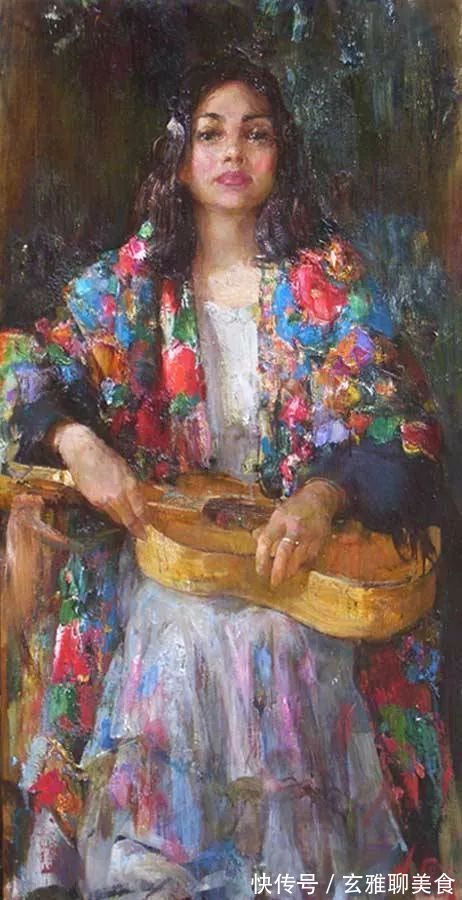 尼古拉&俄罗斯绘画大师级的素描和油画,恰到好处的美