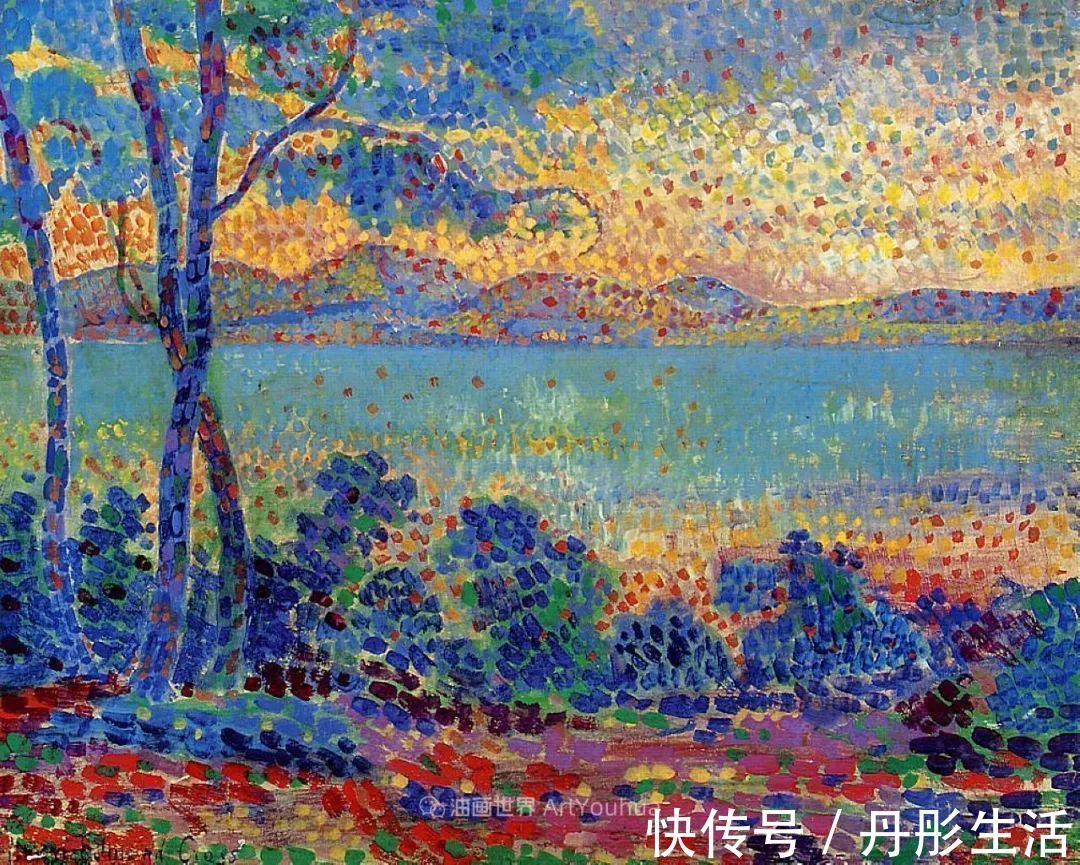 点彩|新印象派中,色调最生动,色阶最耀眼的点彩画家!