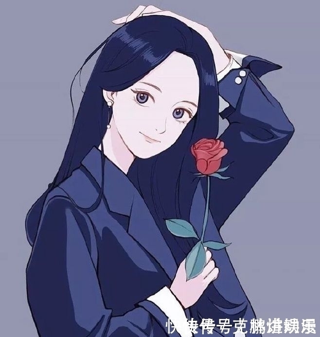 头像|一组少女心十足的好看插画，很适合做卡通动漫头像哦！