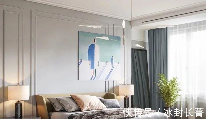 饱和度|小夫妻用莫兰迪色+现代简约风格，让两室一厅舒适又颜高！