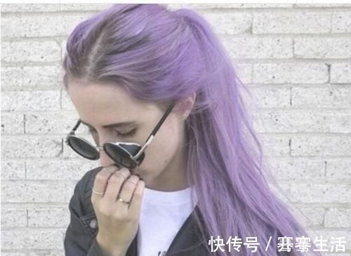 动人|女生浪漫紫色染发发型,让年轻女生迅速变美