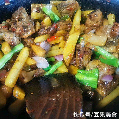 美食|干锅排骨#东古家味美食#