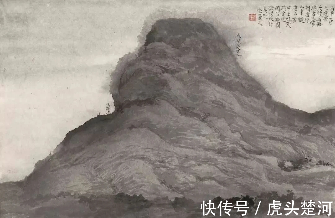 水墨山水画#中国美院｜萧散简淡，以画悟道，林海钟水墨山水画