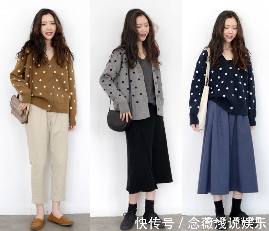 针织衫 秋冬的“温柔衫”太喜欢!休闲舒适的穿搭示范,保准你一看就爱!