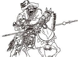 羽毛|水浒英雄一百零八将张清-没有羽毛箭头