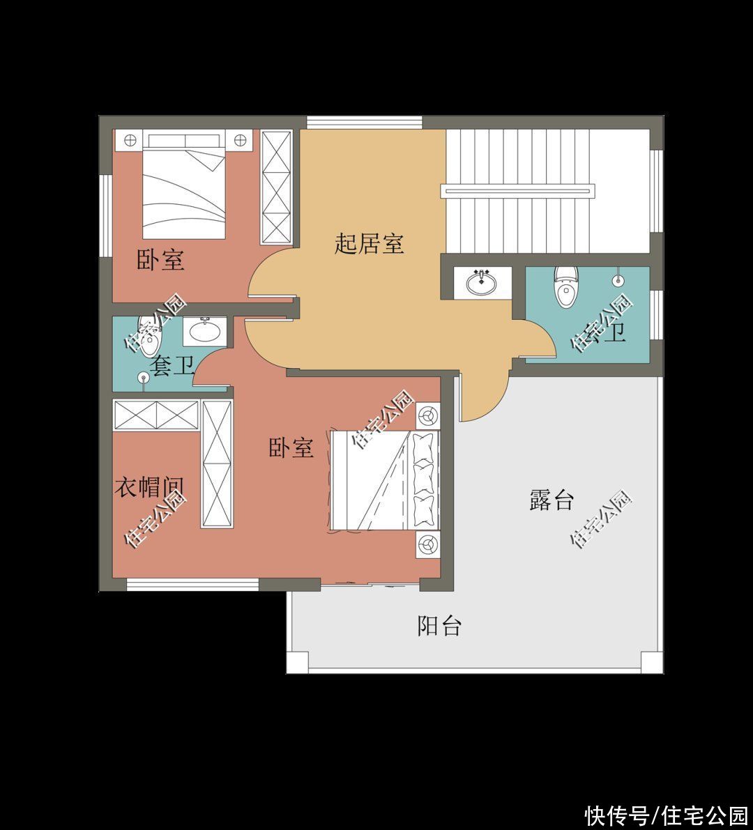 砖混|推荐10套坡屋顶的二层欧式别墅，最低造价仅20万，实用又便宜