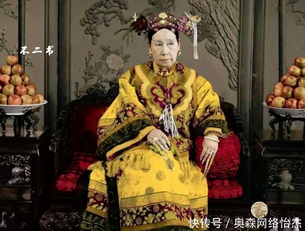 老照片|上色老照片:镜头下真实的慈禧太后,美人迟暮之时的模样