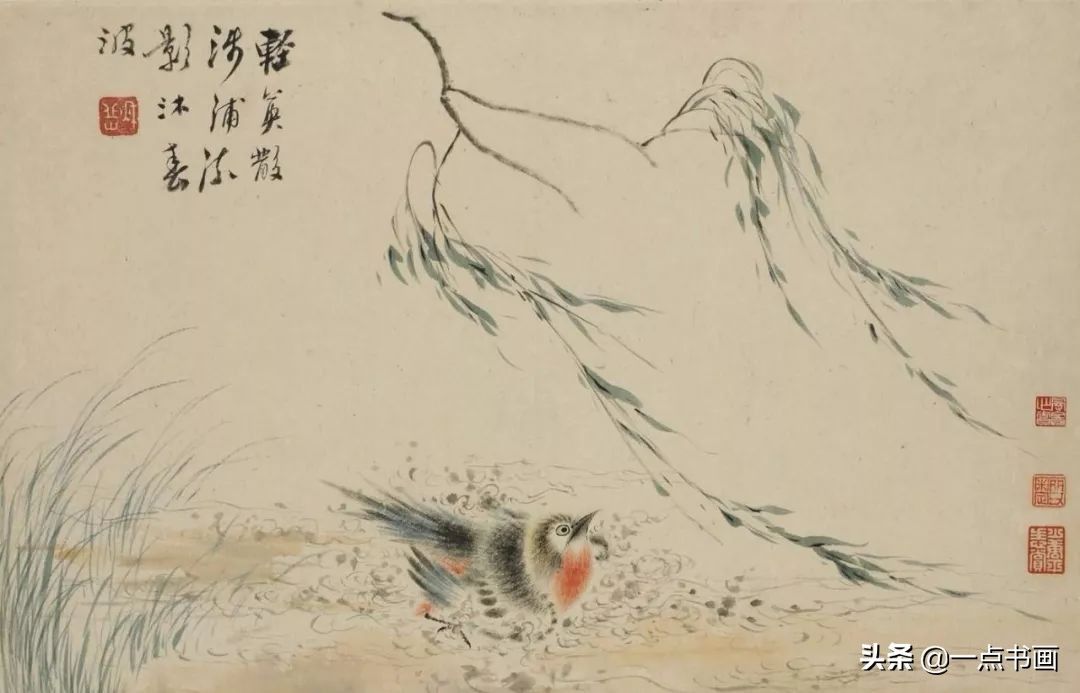 草虫&华岩的花鸟画,独辟蹊径,令人耳目一新