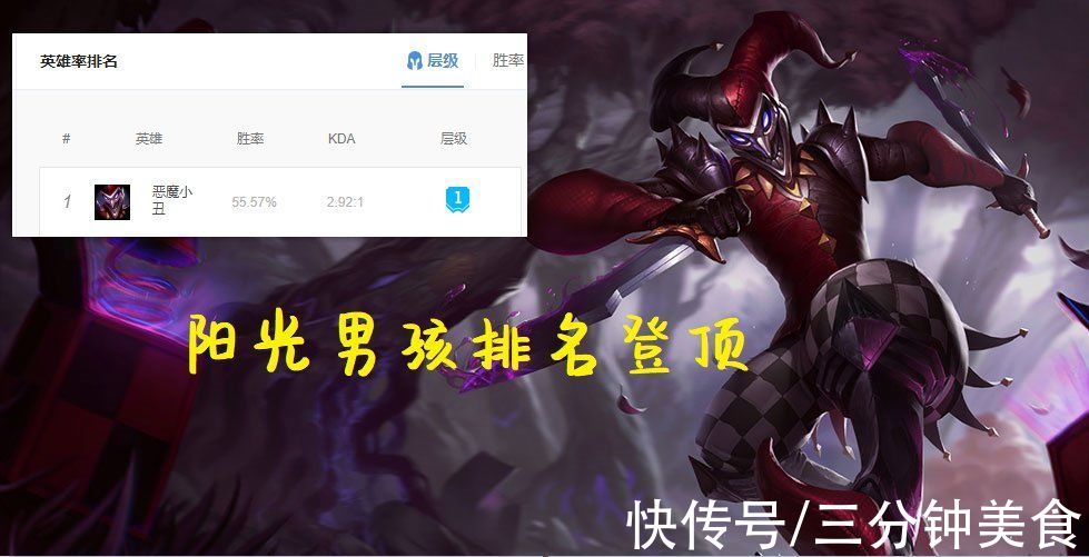 隐身|LOL：无限火力隐身是王道，AP阳光大男孩排名登顶，快乐就完事了