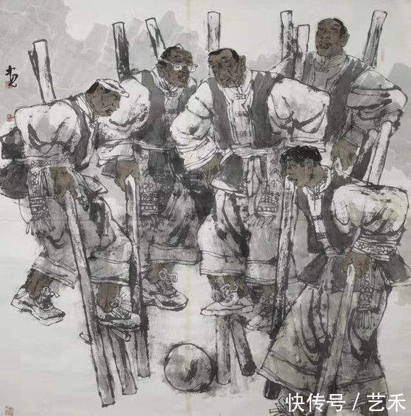 卢中见@著名画家卢中见的写意人生