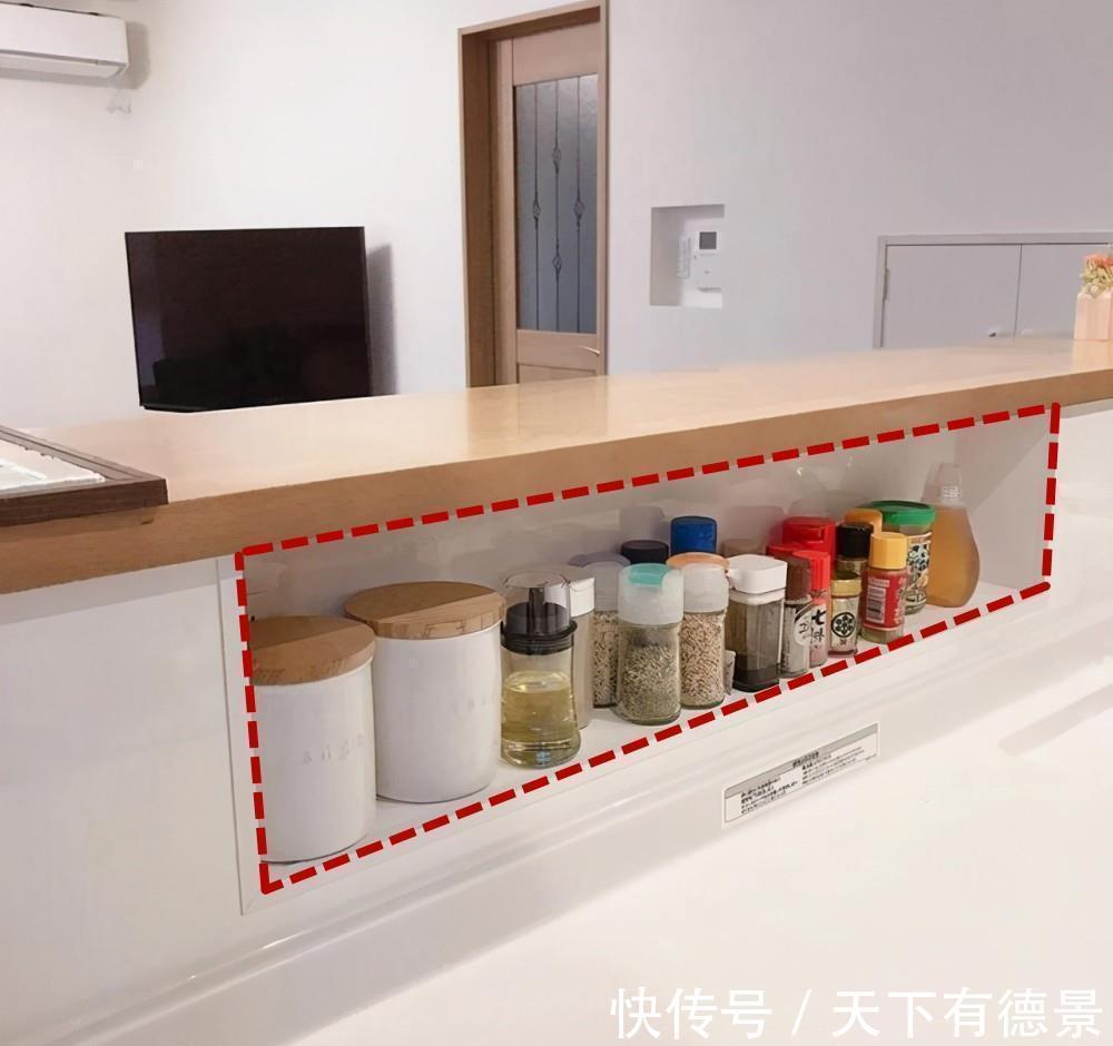 刀具架|定制橱柜台面60公分，我跟邻居学一招，台面加宽20cm，好用到犯规