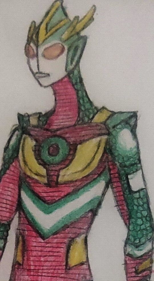 绘制|小学生绘制《中华超人》,神龙形象的“奥特曼”,超帅