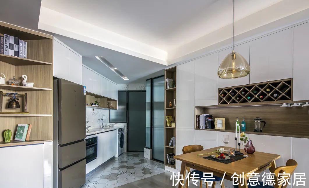 餐边柜|新房装完才知道，原来这么些地方都能打柜子，白白浪费了10㎡空间