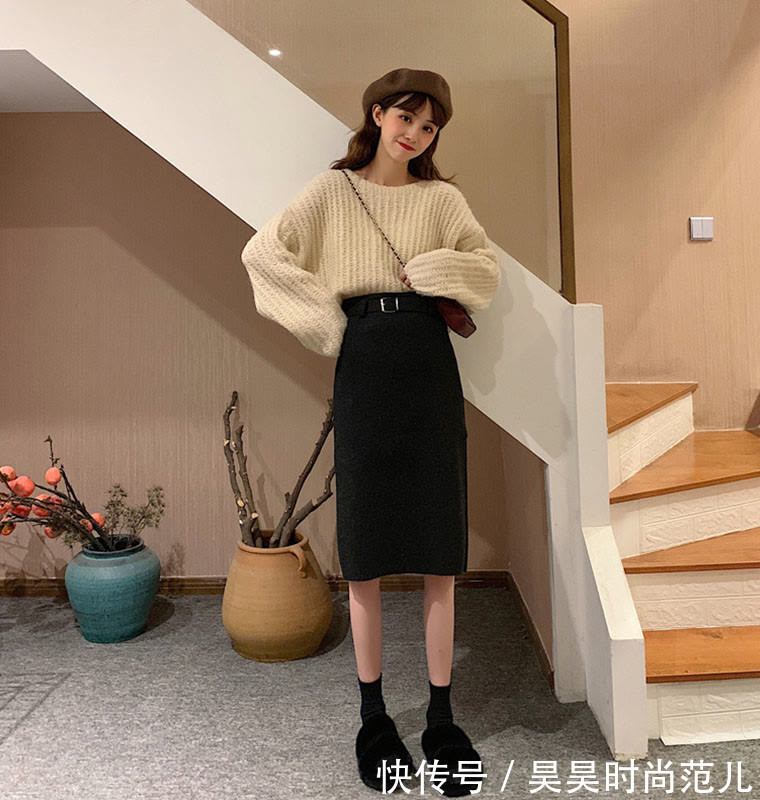 横向 小个子入秋的显高穿搭，这6种裙子的搭配方式，轻松显瘦更显高挑