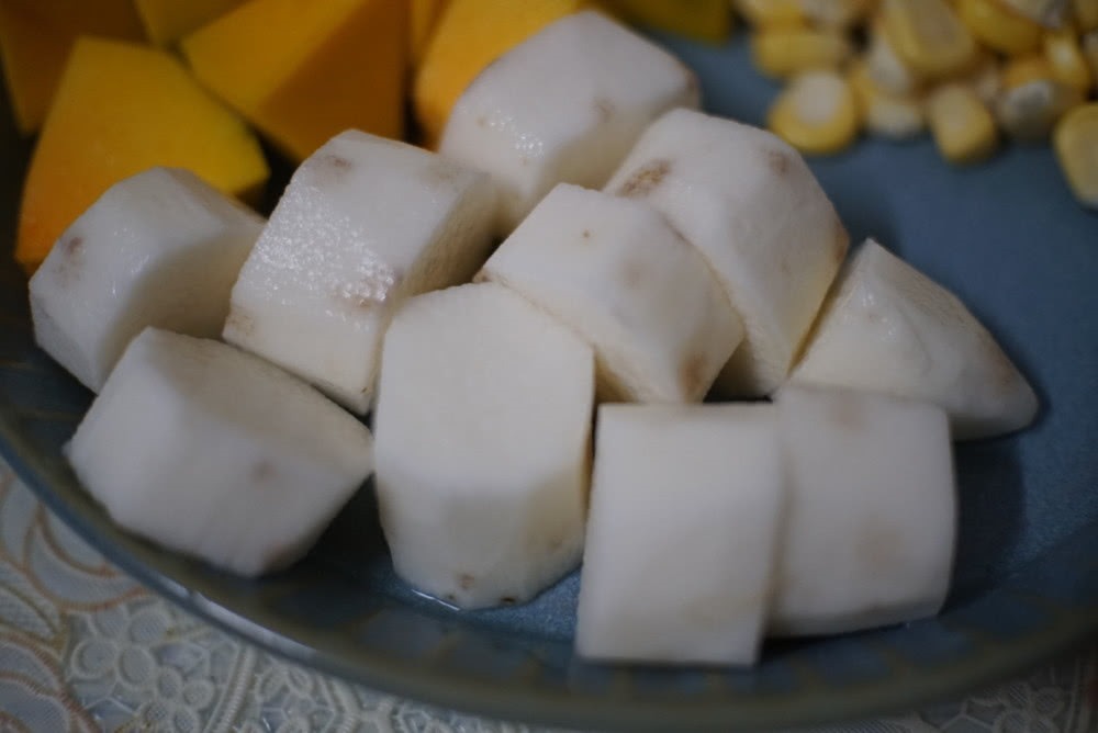 山药|晚餐,想刮油,坚持一星期,美白排宿便,小肚腩没有了