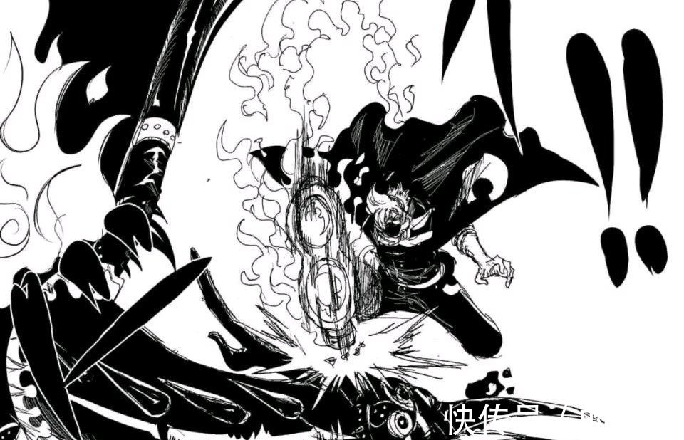 无齿翼龙|海贼王988话山治VS烬后续,烬被暴打,吐了血,山治的腿被砍断