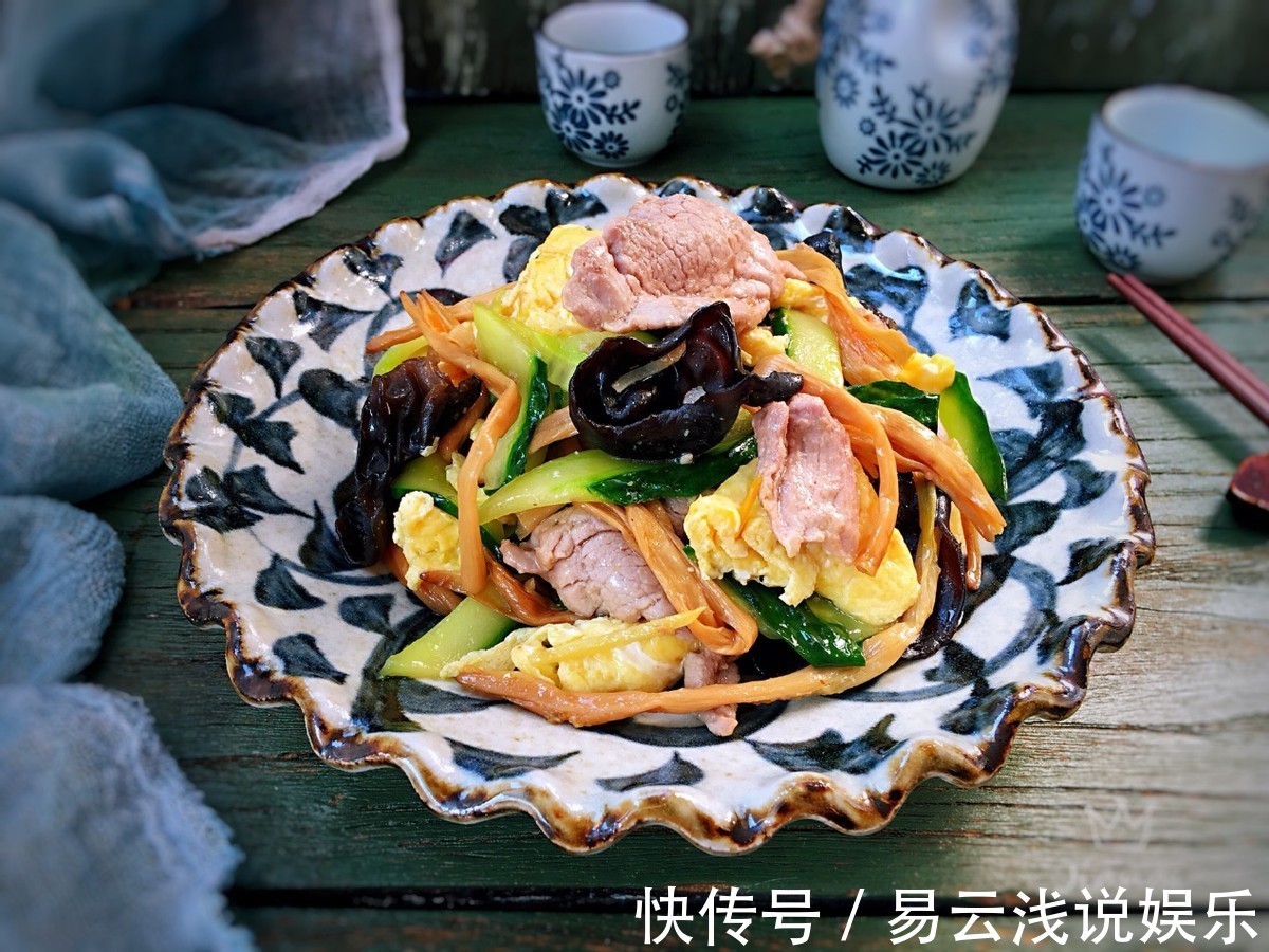 花椒油|简易版木须肉的做法,简单炒一炒,鲜香入味又下饭