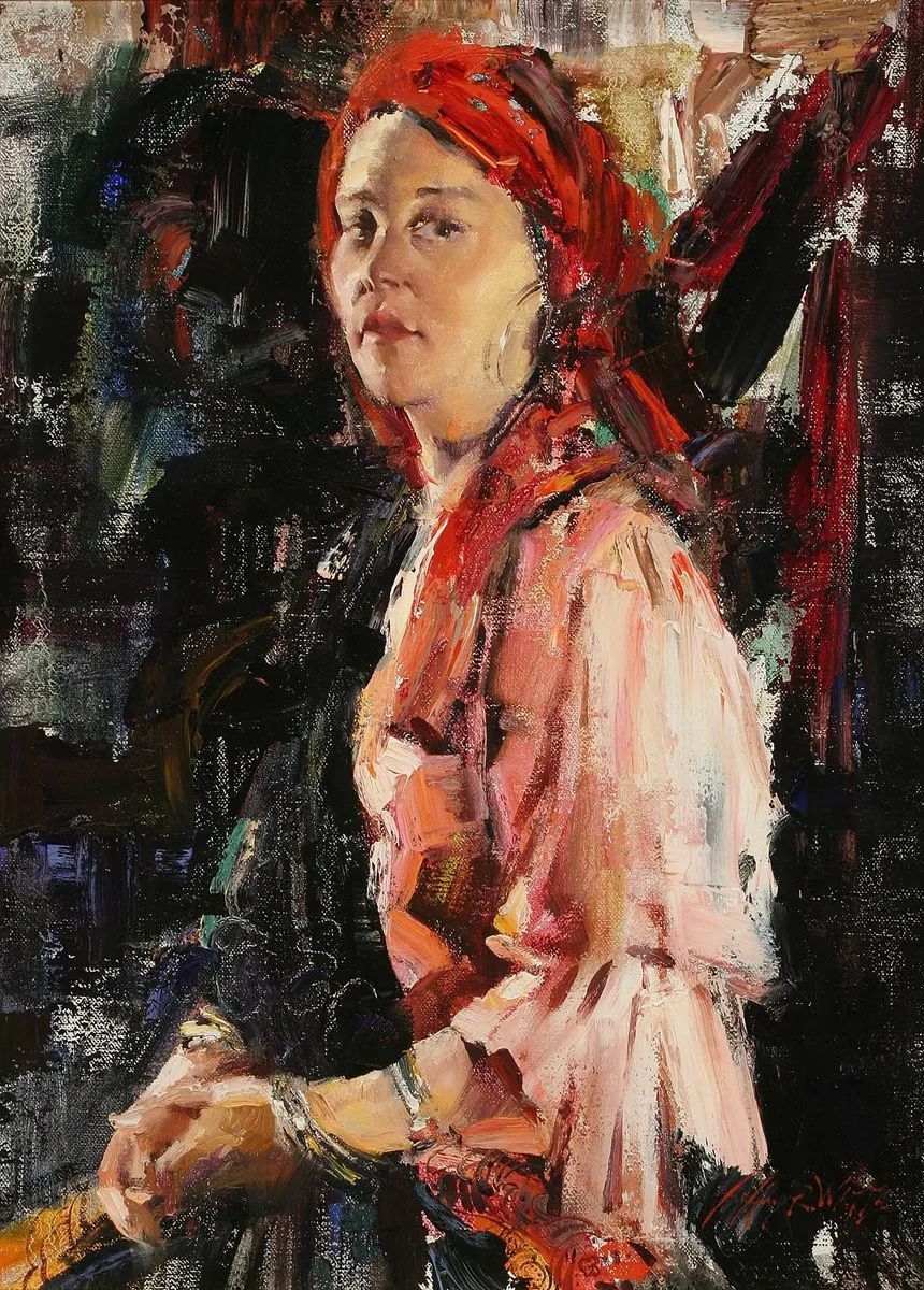 jeffrey|他的油画笔触粗犷又细腻,透着一种不可言说的美