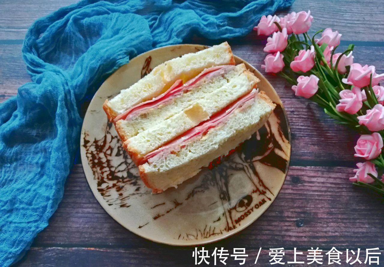 过程|芋头泥火腿三明治，制作过程简单，看着就觉得好吃无比