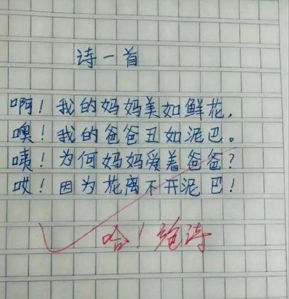 天真|小学生作文《我的家》火了，老师自叹不如，网友被你的天真打败