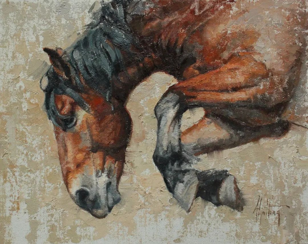 画家|美国90后美女画家,画马堪称一绝!