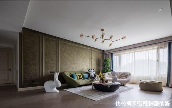 居室|180平米的四居室,捕捉前卫现代的艺术特质,还原原生的神秘感