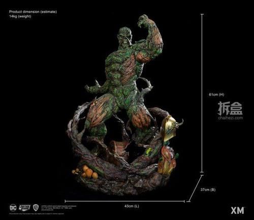 XM STUDIOS 1/4DC 系列 SWAMP THING 沼泽怪物 雕像