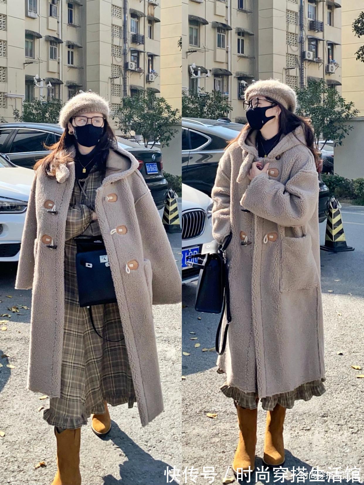 羊羔毛 天冷后火了一种外套,叫“羊羔毛”,简约大方又气质,适合普通人