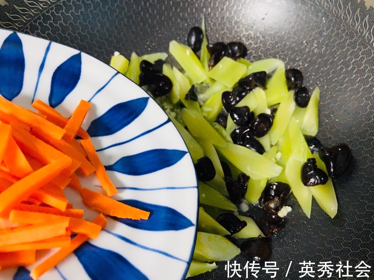 减脂餐|低油低脂素炒三鲜,美味好吃,健康营养