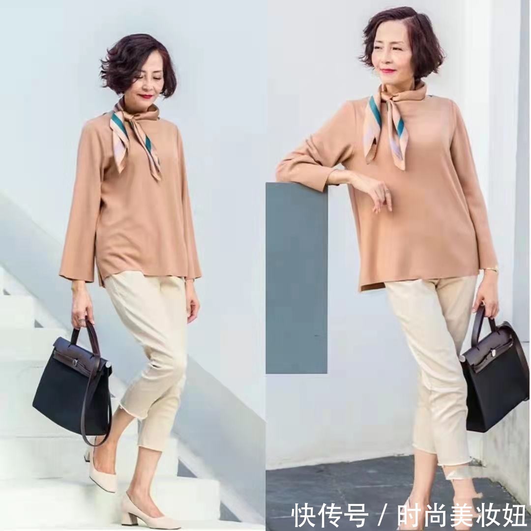 气质|这才是中年妈妈该有的穿搭,端庄优雅又高级,每套都很显气质