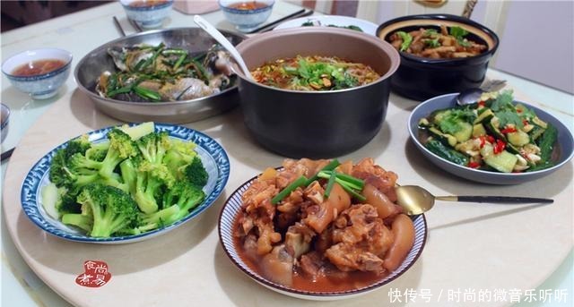 父亲过生日在家里聚餐，我下厨做了8菜1汤，分量十足又实惠