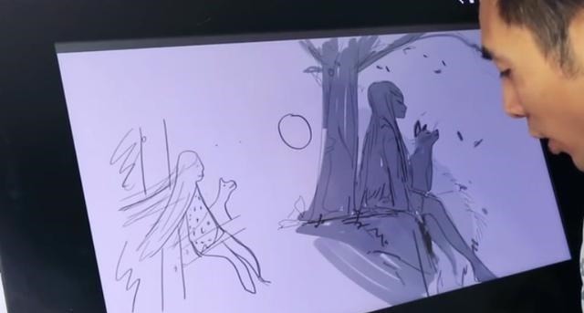 画师$儿子重新绘制妈妈的画,每一幅都是精品,这就是画渣和大神的区别!