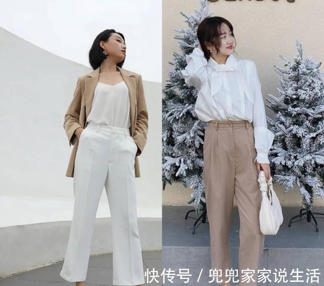 高跟鞋 为什么更建议女人,穿西装裤要配乐福鞋,看了这些时髦搭配,懂了!