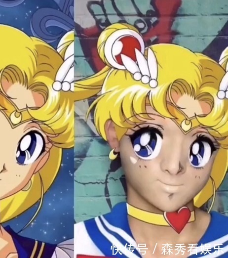 成品|美妆大神仿水冰月,本以为是瞎画,看到成品这声师傅我喊了!