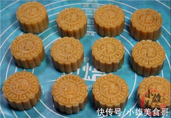 花生油|快中秋了，教你在家做月饼，不用烤箱不用糖浆，甜而不腻零添加